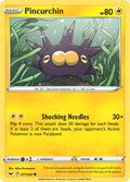 Pincurchin 77/202 English Pokémon card from Sword & Shield (2020)