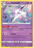Galarian Rapidash 82/202 English Pokémon card from Sword & Shield (2020)