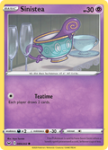 Sinistea 89/202 English Pokémon card from Sword & Shield (2020)