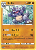 Rhydon 98/202 English Pokémon card from Sword & Shield (2020)