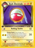 Dark Electrode 34/82 — Pokémon Team Rocket card