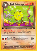 Dark Primeape 43/82 — Pokémon Team Rocket card