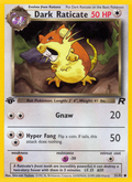 Dark Raticate 51/82 — Pokémon Team Rocket card