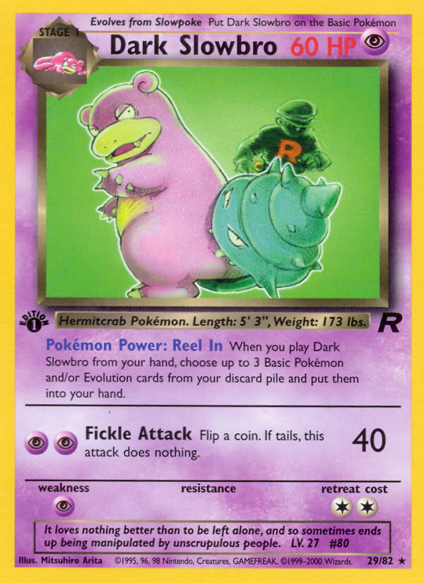 Dark Slowbro 29/82 — Pokémon Team Rocket card
