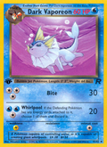 Dark Vaporeon 45/82 — Pokémon Team Rocket card