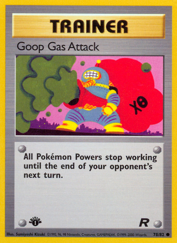 Goop Gas Attack 78/82 — Pokémon Team Rocket card