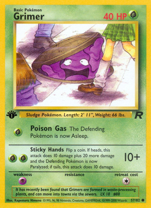 Grimer 57/82 — Pokémon Team Rocket card