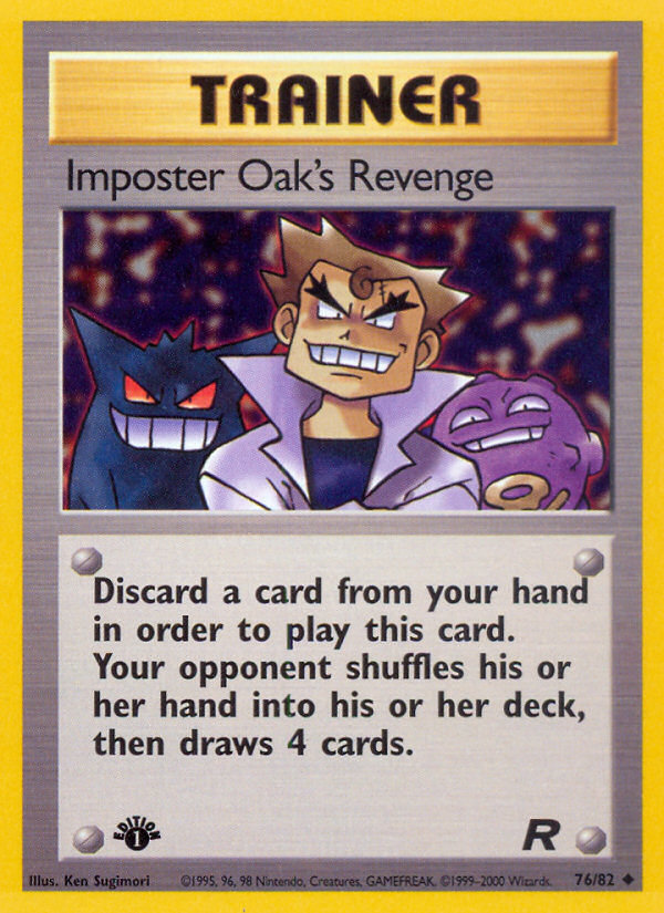 Imposter Oak's Revenge 76/82 — Pokémon Team Rocket card