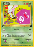 Koffing 58/82 — Pokémon Team Rocket card