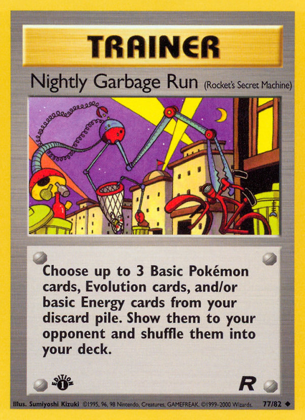 Nightly Garbage Run 77/82 — Pokémon Team Rocket card