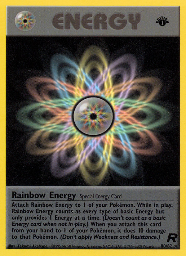 Rainbow Energy 80/82 — Pokémon Team Rocket card
