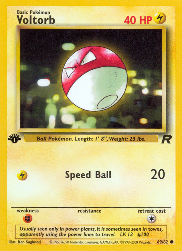 Voltorb 69/82 — Pokémon Team Rocket card