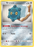 Bronzor 100/181 English Pokémon card from Team Up (2019)