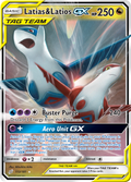 Latias & Latios-GX 113/181 English Pokémon card from Team Up (2019)