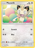 Meowth 125/181 English Pokémon card from Team Up (2019)