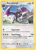 Aerodactyl 130/181 English Pokémon card from Team Up (2019)