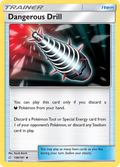 Dangerous Drill 138/181 English Pokémon card from Team Up (2019)
