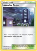 Lavender Town 147/181 English Pokémon card from Team Up (2019)