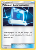Pokémon Communication 152/181 English Pokémon card from Team Up (2019)
