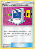 Pokémon Communication 152b/181 English Pokémon card from Team Up (2019) — alternate artwork