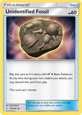 Unidentified Fossil 155/181 English Pokémon card from Team Up (2019)