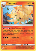 Ninetales 16/181 English Pokémon card from Team Up (2019)