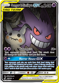 Gengar & Mimikyu-GX 165/181 English Pokémon card from Team Up (2019)