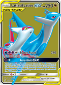 Latias & Latios-GX 169/181 English Pokémon card from Team Up (2019)