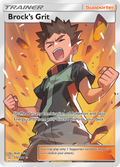 Brock's Grit 172/181 English Pokémon card from Team Up (2019)