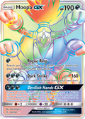 Hoopa-GX 187/181 English Pokémon card from Team Up (2019)