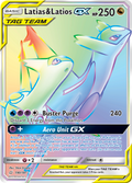Latias & Latios-GX 190/181 English Pokémon card from Team Up (2019)