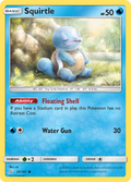 Squirtle 22/181 English Pokémon card from Team Up (2019)