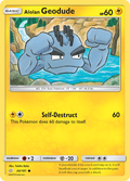 Alolan Geodude 34/181 English Pokémon card from Team Up (2019)