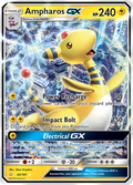 Ampharos-GX 43/181 English Pokémon card from Team Up (2019)