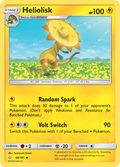 Heliolisk 50/181 English Pokémon card from Team Up (2019)