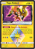 Tapu Koko ◇ 51/181 English Pokémon card from Team Up (2019)