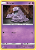 Grimer 62/181 English Pokémon card from Team Up (2019)