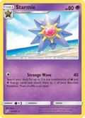 Starmie 65/181 English Pokémon card from Team Up (2019)