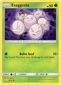Exeggcute 8/181 English Pokémon card from Team Up (2019)