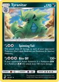 Tyranitar 85/181 English Pokémon card from Team Up (2019)