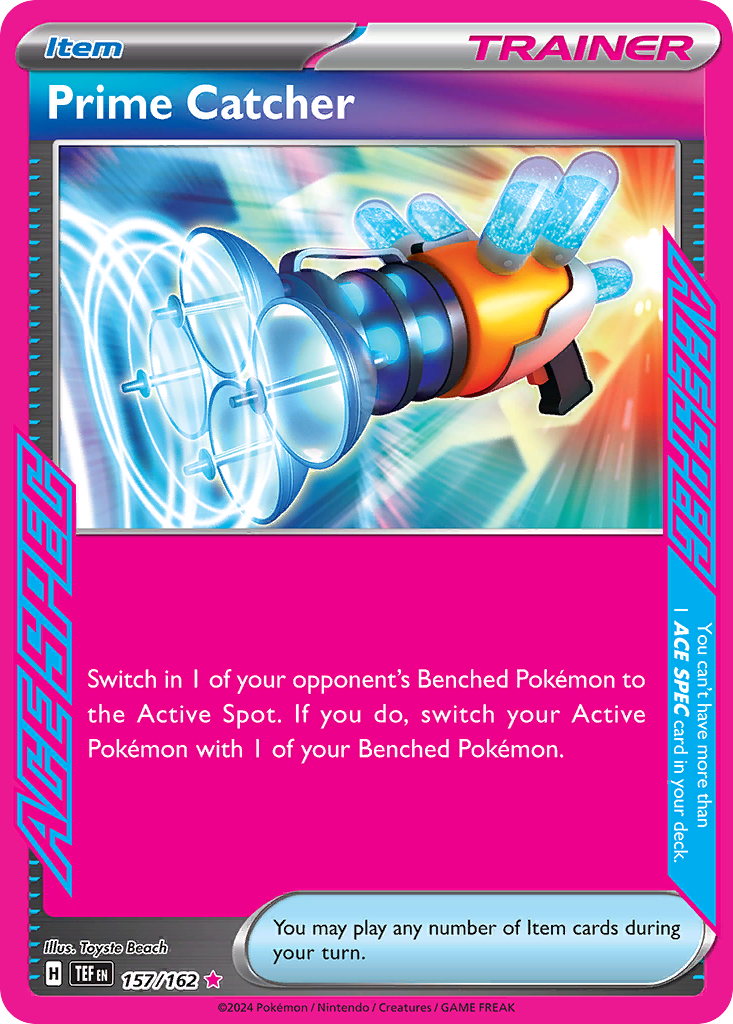 Prime Catcher 157/162 — English Pokémon Temporal Forces (2024)