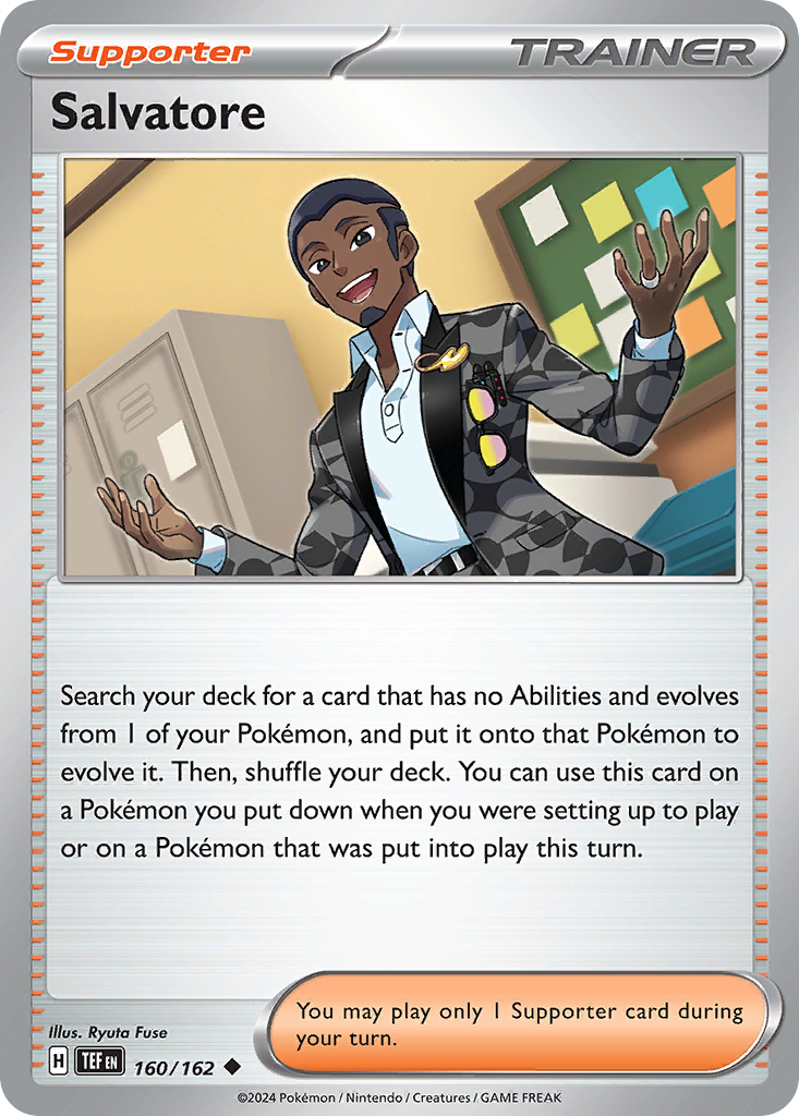 Salvatore 160/162 — English Pokémon Temporal Forces (2024)