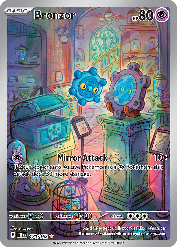 Bronzor 170/162 — English Pokémon Temporal Forces (2024)