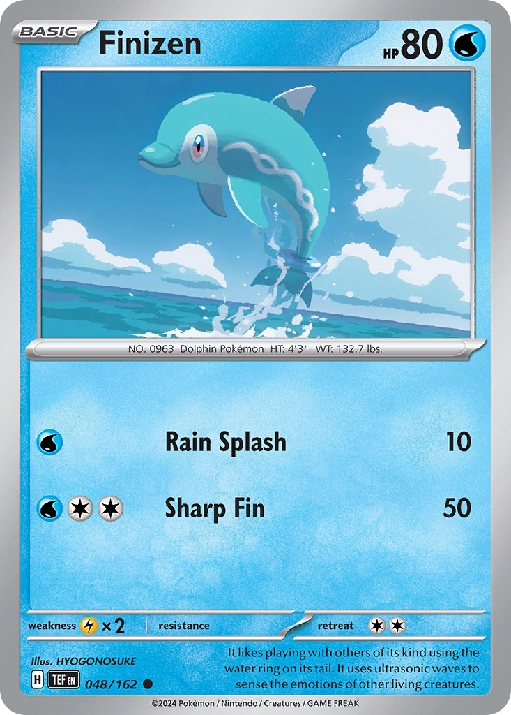 Finizen 48/162 — English Pokémon Temporal Forces (2024)