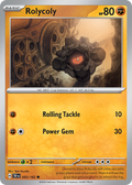 Rolycoly 93/162 — English Pokémon Temporal Forces (2024)