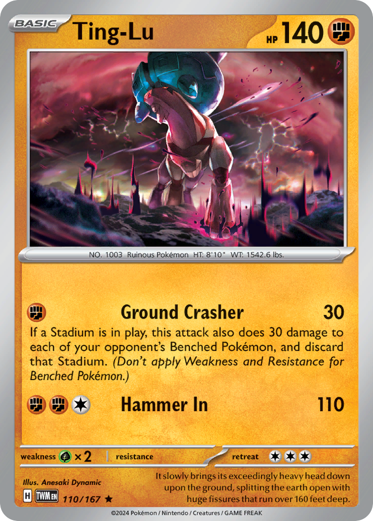 Ting-Lu 110/167 — English Pokémon Twilight Masquerade (2024)