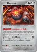 Heatran 123/167 — English Pokémon Twilight Masquerade (2024)