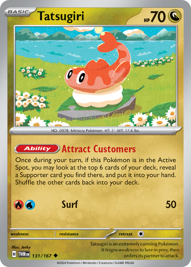 Tatsugiri 131/167 — English Pokémon Twilight Masquerade (2024)