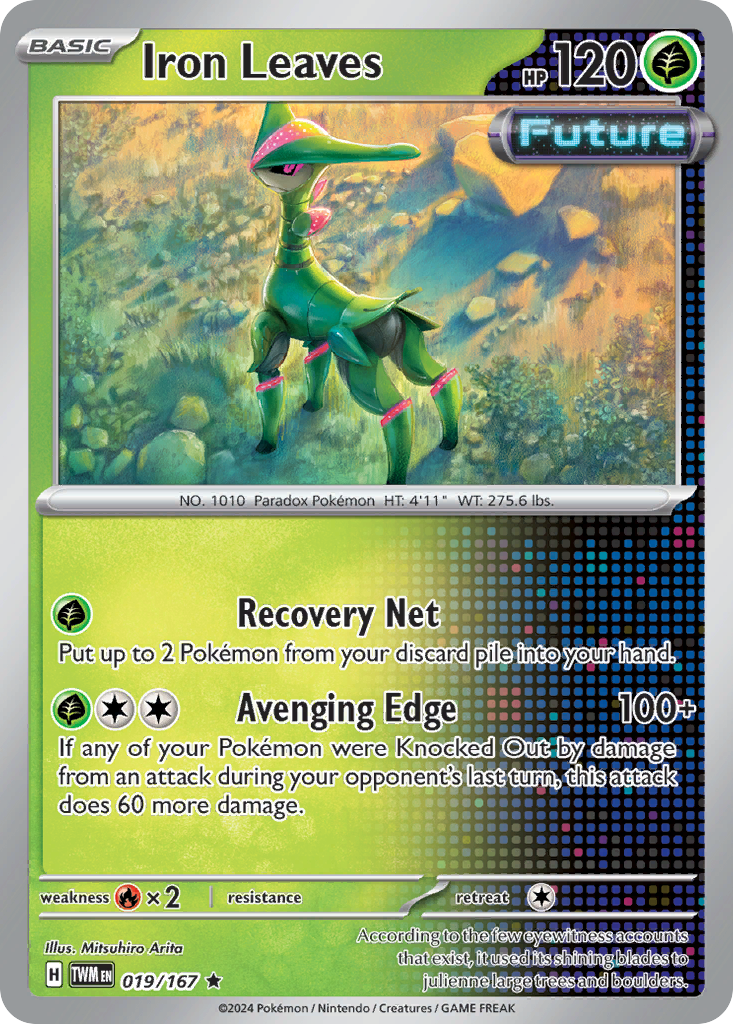 Iron Leaves 19/167 — English Pokémon Twilight Masquerade (2024)