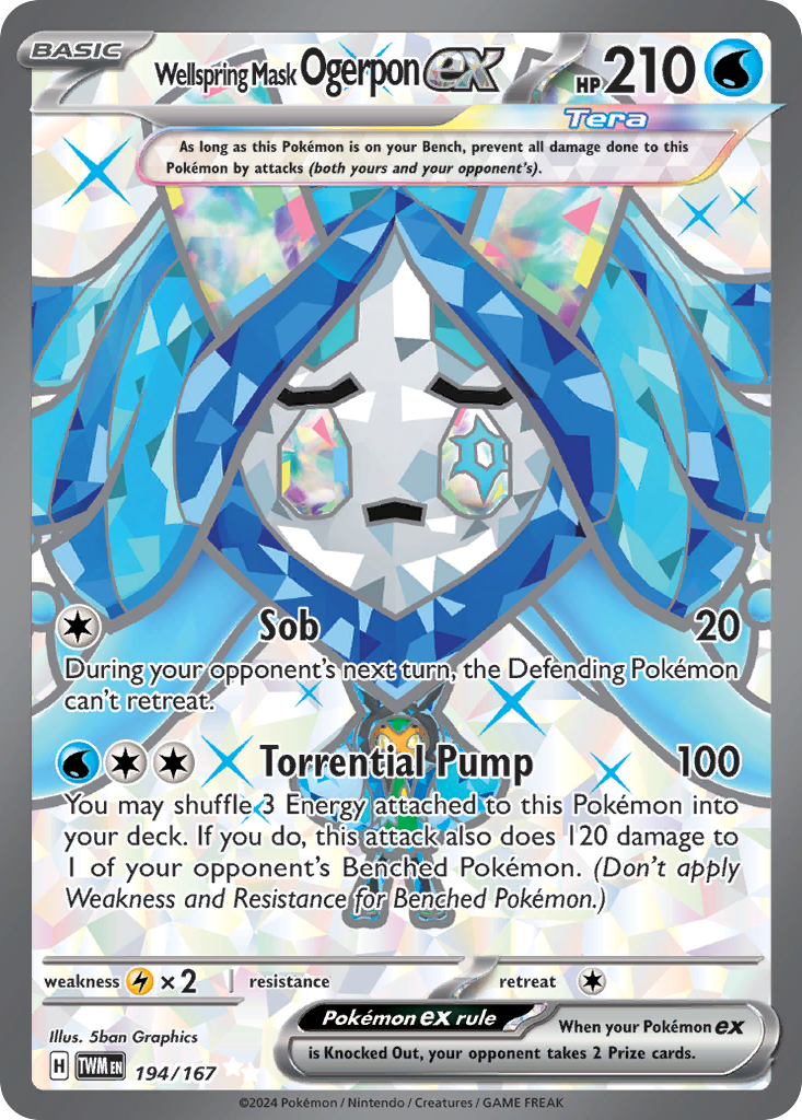 Wellspring Mask Ogerpon ex 194/167 Twilight Masquerade | GATECRASH
